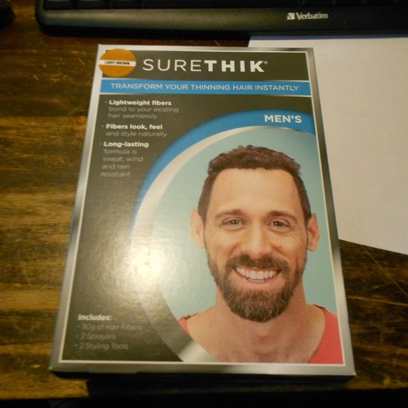 SUREHIK Grooming Box Surethik Mens Hair Thickening Keratin Fibers
